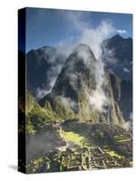 Machu Picchu in Morning Fog-Darrell Gulin-Stretched Canvas