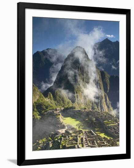 Machu Picchu in Morning Fog-Darrell Gulin-Framed Photographic Print