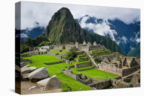 Machu Picchu in Peru. UNESCO World Heritage Site-Byelikova Oksana-Stretched Canvas