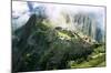 Machu Picchu in the Clouds-null-Mounted Art Print