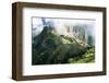 Machu Picchu in the Clouds-null-Framed Art Print