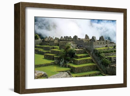 Machu Picchu Inca Architecture-null-Framed Art Print