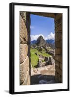 Machu Picchu Inca Ruins and Huayna Picchu (Wayna Picchu), Cusco Region, Peru, South America-Matthew Williams-Ellis-Framed Photographic Print