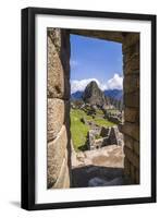 Machu Picchu Inca Ruins and Huayna Picchu (Wayna Picchu), Cusco Region, Peru, South America-Matthew Williams-Ellis-Framed Photographic Print