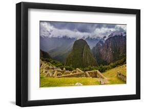 Machu Picchu Incan Ruins, UNESCO World Heritage Site, Sacred Valley, Peru, South America-Laura Grier-Framed Photographic Print