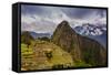 Machu Picchu Incan Ruins, UNESCO World Heritage Site, Sacred Valley, Peru, South America-Laura Grier-Framed Stretched Canvas