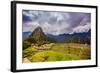 Machu Picchu Incan Ruins, UNESCO World Heritage Site, Sacred Valley, Peru, South America-Laura Grier-Framed Photographic Print