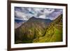 Machu Picchu Incan Ruins, UNESCO World Heritage Site, Sacred Valley, Peru, South America-Laura Grier-Framed Photographic Print