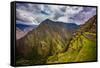 Machu Picchu Incan Ruins, UNESCO World Heritage Site, Sacred Valley, Peru, South America-Laura Grier-Framed Stretched Canvas