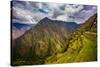 Machu Picchu Incan Ruins, UNESCO World Heritage Site, Sacred Valley, Peru, South America-Laura Grier-Stretched Canvas