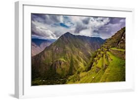 Machu Picchu Incan Ruins, UNESCO World Heritage Site, Sacred Valley, Peru, South America-Laura Grier-Framed Photographic Print