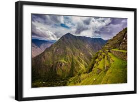 Machu Picchu Incan Ruins, UNESCO World Heritage Site, Sacred Valley, Peru, South America-Laura Grier-Framed Photographic Print