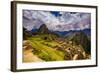 Machu Picchu Incan Ruins, UNESCO World Heritage Site, Sacred Valley, Peru, South America-Laura Grier-Framed Photographic Print