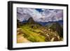 Machu Picchu Incan Ruins, UNESCO World Heritage Site, Sacred Valley, Peru, South America-Laura Grier-Framed Photographic Print