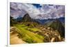 Machu Picchu Incan Ruins, UNESCO World Heritage Site, Sacred Valley, Peru, South America-Laura Grier-Framed Photographic Print