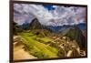 Machu Picchu Incan Ruins, UNESCO World Heritage Site, Sacred Valley, Peru, South America-Laura Grier-Framed Premium Photographic Print