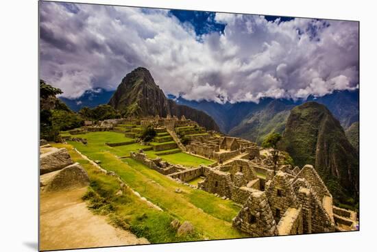 Machu Picchu Incan Ruins, UNESCO World Heritage Site, Sacred Valley, Peru, South America-Laura Grier-Mounted Premium Photographic Print