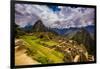 Machu Picchu Incan Ruins, UNESCO World Heritage Site, Sacred Valley, Peru, South America-Laura Grier-Framed Premium Photographic Print