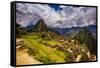 Machu Picchu Incan Ruins, UNESCO World Heritage Site, Sacred Valley, Peru, South America-Laura Grier-Framed Stretched Canvas