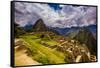 Machu Picchu Incan Ruins, UNESCO World Heritage Site, Sacred Valley, Peru, South America-Laura Grier-Framed Stretched Canvas