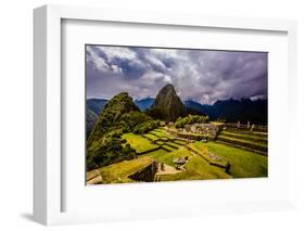 Machu Picchu Incan Ruins, UNESCO World Heritage Site, Sacred Valley, Peru, South America-Laura Grier-Framed Photographic Print