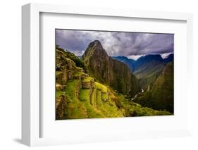 Machu Picchu Incan Ruins, UNESCO World Heritage Site, Sacred Valley, Peru, South America-Laura Grier-Framed Photographic Print