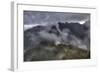 Machu Picchu Misty Mountains-Nish Nalbandian-Framed Art Print