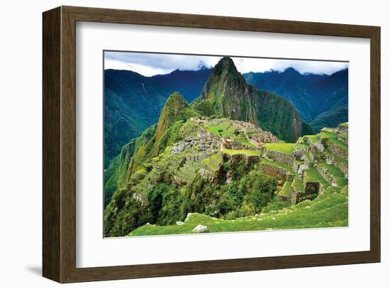 Machu Picchu Overview-null-Framed Art Print