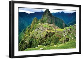 Machu Picchu Overview-null-Framed Art Print