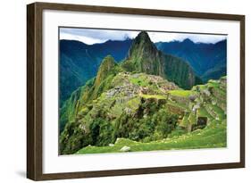 Machu Picchu Overview-null-Framed Art Print