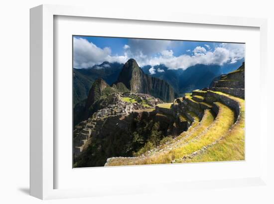 Machu Picchu Panoramic View-null-Framed Art Print