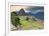 Machu Picchu,  ruined city of the Incas with Mount Huayana Picchu, Andes Cordillera-G&M Therin-Weise-Framed Photographic Print