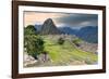 Machu Picchu,  ruined city of the Incas with Mount Huayana Picchu, Andes Cordillera-G&M Therin-Weise-Framed Photographic Print