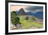 Machu Picchu,  ruined city of the Incas with Mount Huayana Picchu, Andes Cordillera-G&M Therin-Weise-Framed Photographic Print