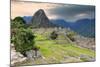 Machu Picchu,  ruined city of the Incas with Mount Huayana Picchu, Andes Cordillera-G&M Therin-Weise-Mounted Photographic Print