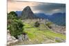 Machu Picchu,  ruined city of the Incas with Mount Huayana Picchu, Andes Cordillera-G&M Therin-Weise-Mounted Photographic Print