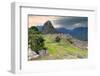 Machu Picchu,  ruined city of the Incas with Mount Huayana Picchu, Andes Cordillera-G&M Therin-Weise-Framed Photographic Print