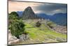 Machu Picchu,  ruined city of the Incas with Mount Huayana Picchu, Andes Cordillera-G&M Therin-Weise-Mounted Photographic Print