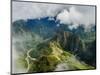 Machu Picchu Ruins seen from the Machu Picchu Mountain, UNESCO World Heritage Site, Cusco Region, P-Karol Kozlowski-Mounted Photographic Print