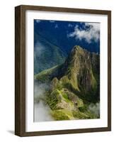 Machu Picchu Ruins seen from the Machu Picchu Mountain, UNESCO World Heritage Site, Cusco Region, P-Karol Kozlowski-Framed Photographic Print