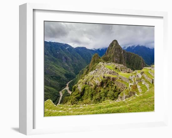 Machu Picchu Ruins, UNESCO World Heritage Site, Cusco Region, Peru, South America-Karol Kozlowski-Framed Photographic Print