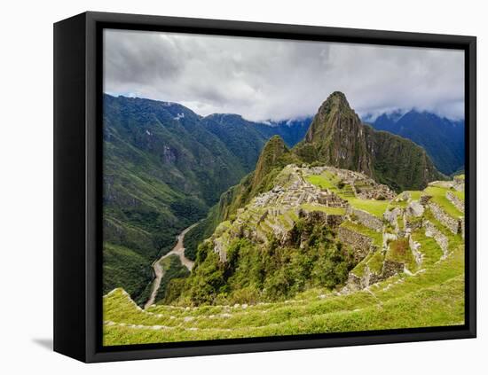 Machu Picchu Ruins, UNESCO World Heritage Site, Cusco Region, Peru, South America-Karol Kozlowski-Framed Stretched Canvas