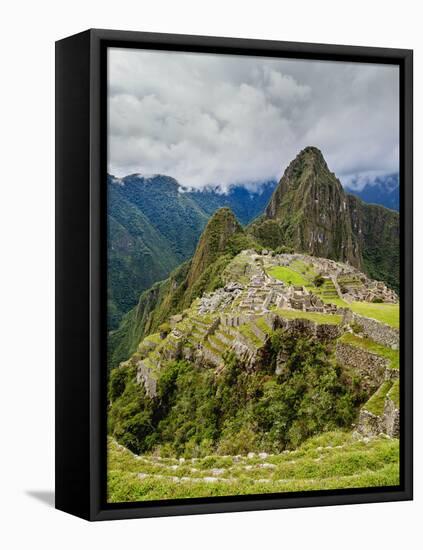 Machu Picchu Ruins, UNESCO World Heritage Site, Cusco Region, Peru, South America-Karol Kozlowski-Framed Stretched Canvas