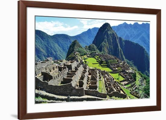 Machu Picchu - Scenic View-null-Framed Premium Giclee Print