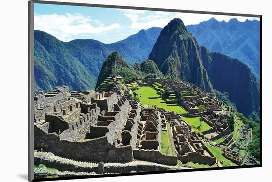 Machu Picchu - Scenic View-null-Mounted Art Print