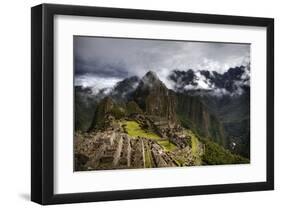 Machu Picchu Sunny Traditional-Nish Nalbandian-Framed Art Print
