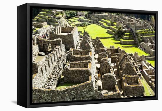 Machu Picchu, the Ancient Inca City in the Andes, Peru-Curioso Travel Photography-Framed Stretched Canvas