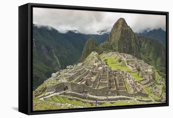 Machu Picchu, UNESCO World Heritage Site, Near Aguas Calientes, Peru, South America-Michael DeFreitas-Framed Stretched Canvas