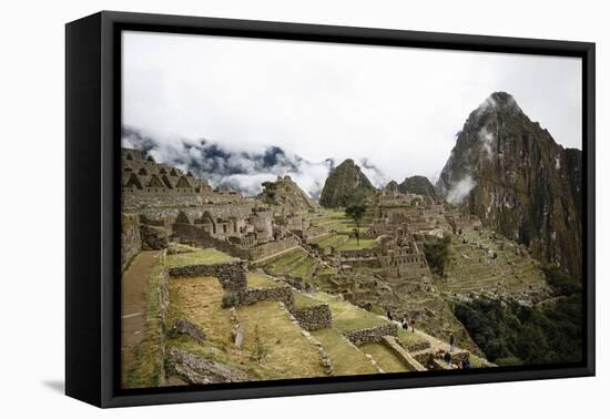 Machu Picchu, UNESCO World Heritage Site, Peru, South America-Yadid Levy-Framed Stretched Canvas