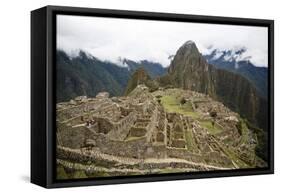 Machu Picchu, UNESCO World Heritage Site, Peru, South America-Yadid Levy-Framed Stretched Canvas